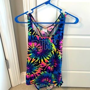 PINK Active neon tank